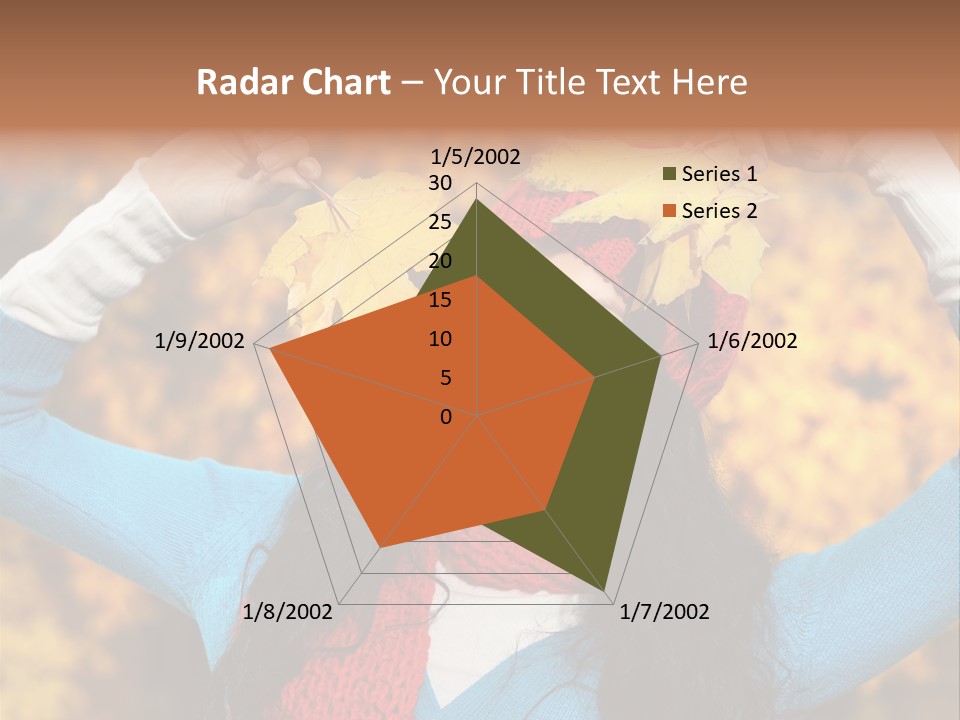 Cheerful Nature Girl PowerPoint Template