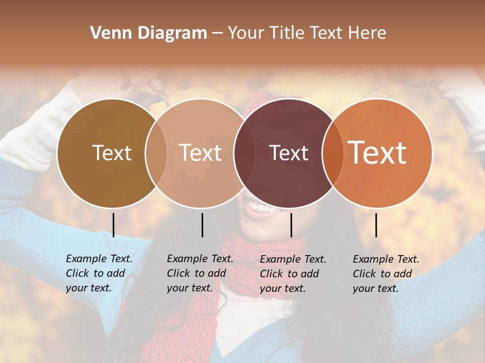 Cheerful Nature Girl PowerPoint Template