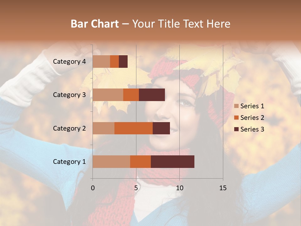 Cheerful Nature Girl PowerPoint Template