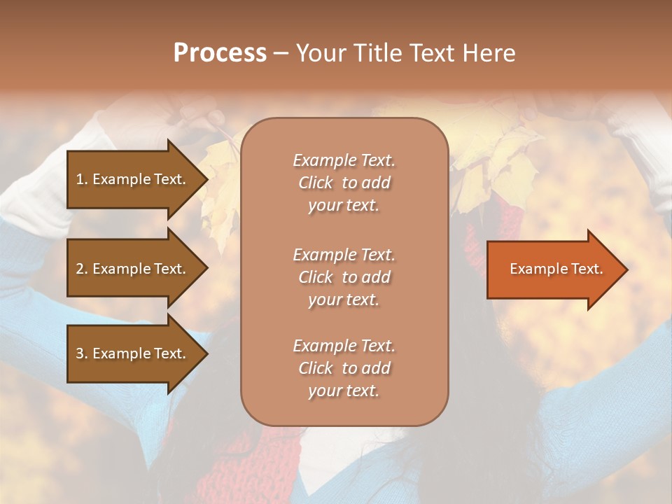 Cheerful Nature Girl PowerPoint Template