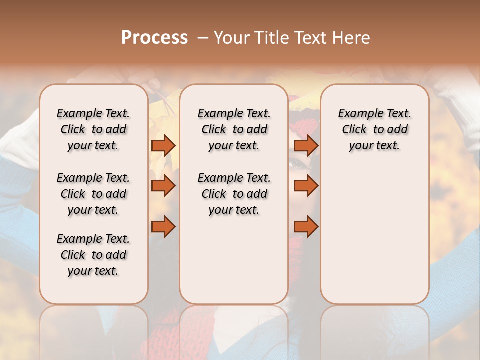 Cheerful Nature Girl PowerPoint Template