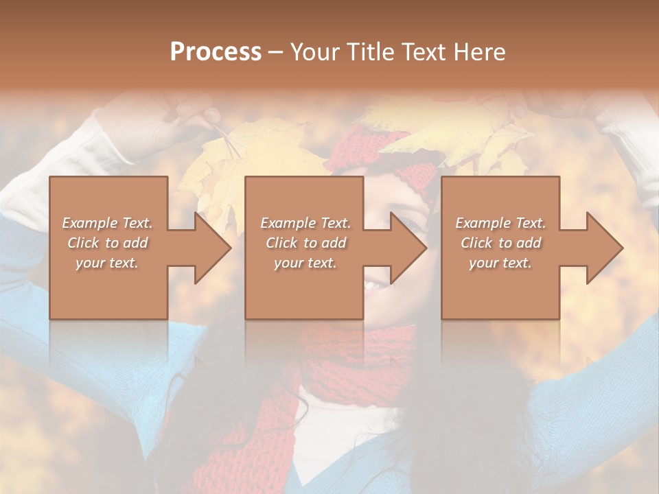 Cheerful Nature Girl PowerPoint Template