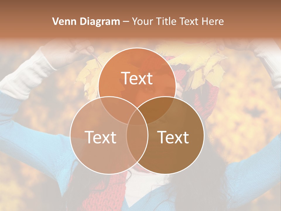 Cheerful Nature Girl PowerPoint Template