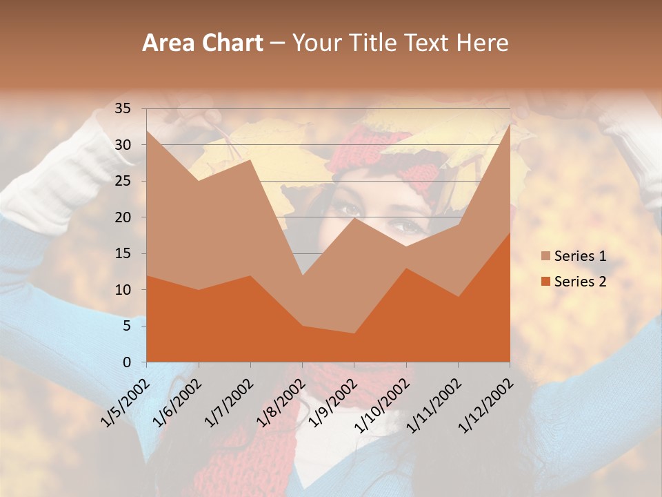 Cheerful Nature Girl PowerPoint Template