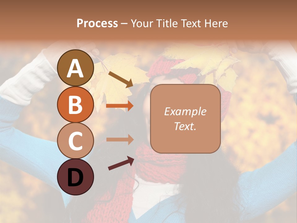 Cheerful Nature Girl PowerPoint Template