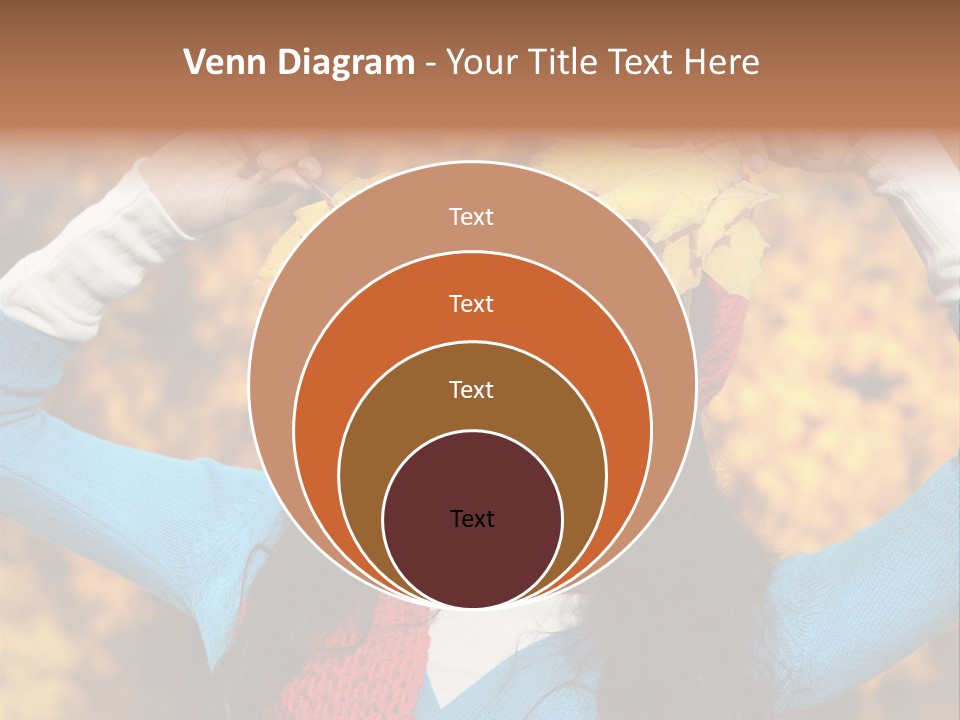 Cheerful Nature Girl PowerPoint Template