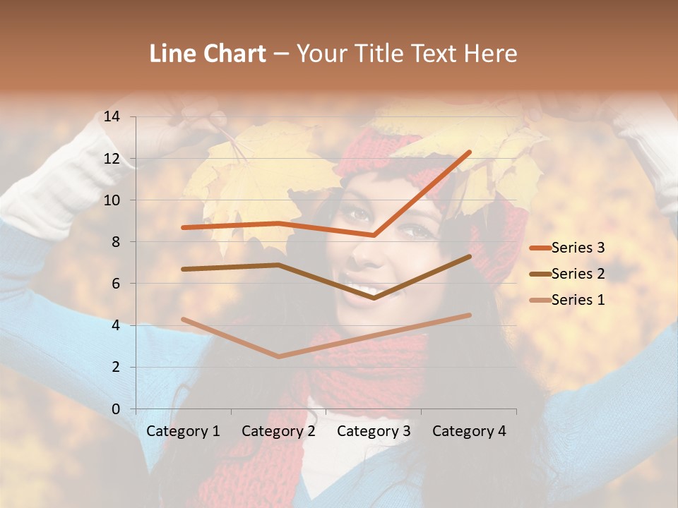 Cheerful Nature Girl PowerPoint Template