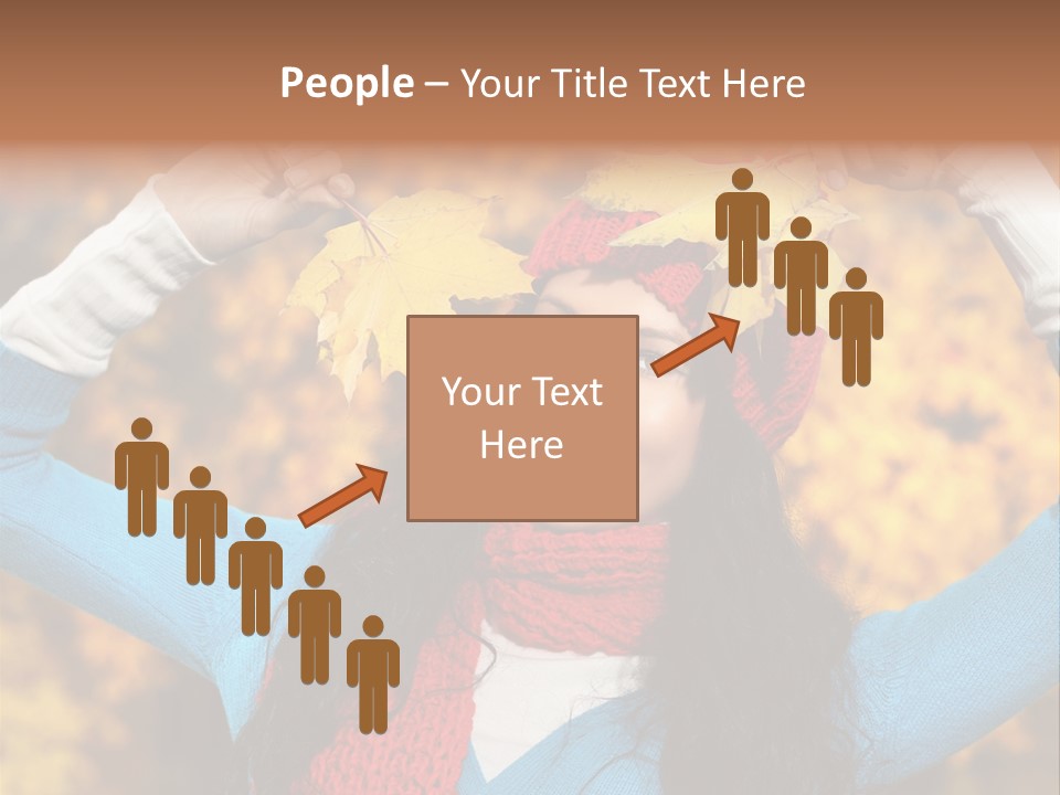 Cheerful Nature Girl PowerPoint Template