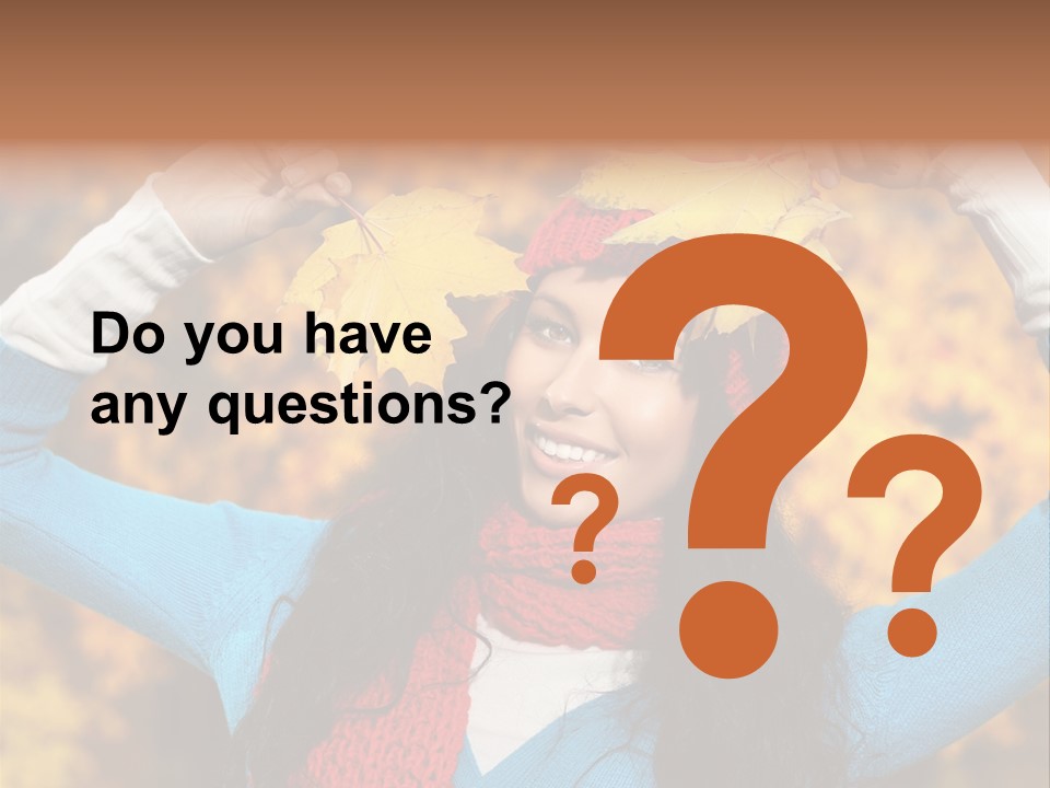 Cheerful Nature Girl PowerPoint Template