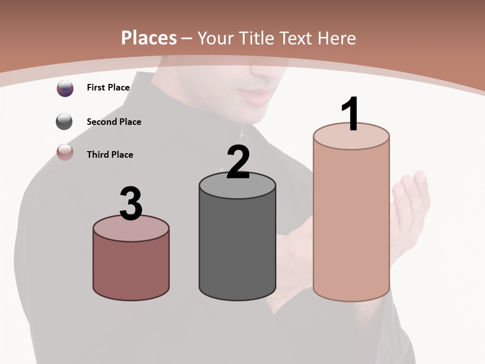 Guidance Arabic Hand PowerPoint Template