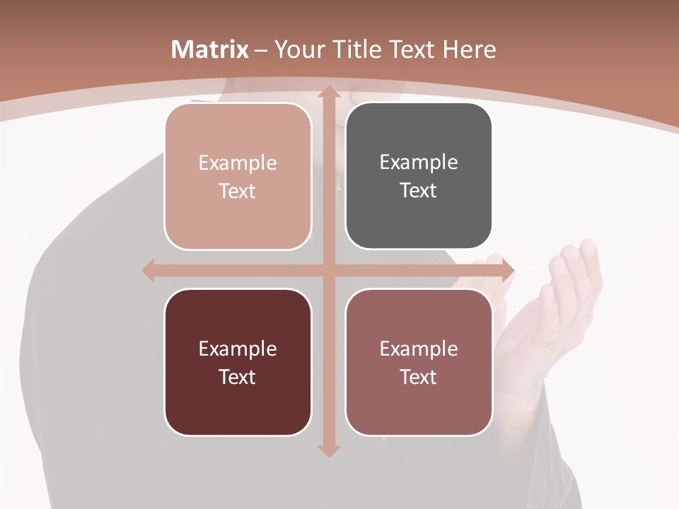 Guidance Arabic Hand PowerPoint Template