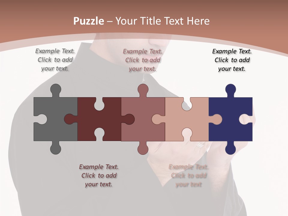 Guidance Arabic Hand PowerPoint Template