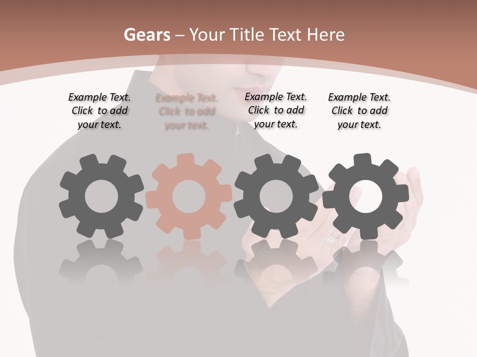 Guidance Arabic Hand PowerPoint Template