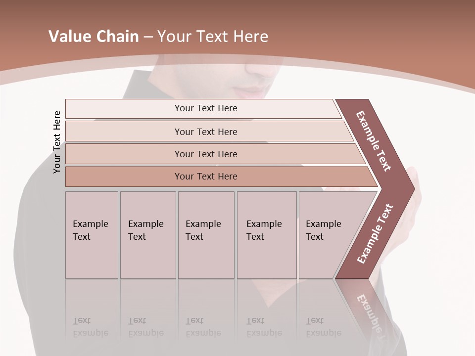 Guidance Arabic Hand PowerPoint Template