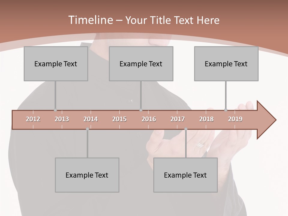 Guidance Arabic Hand PowerPoint Template