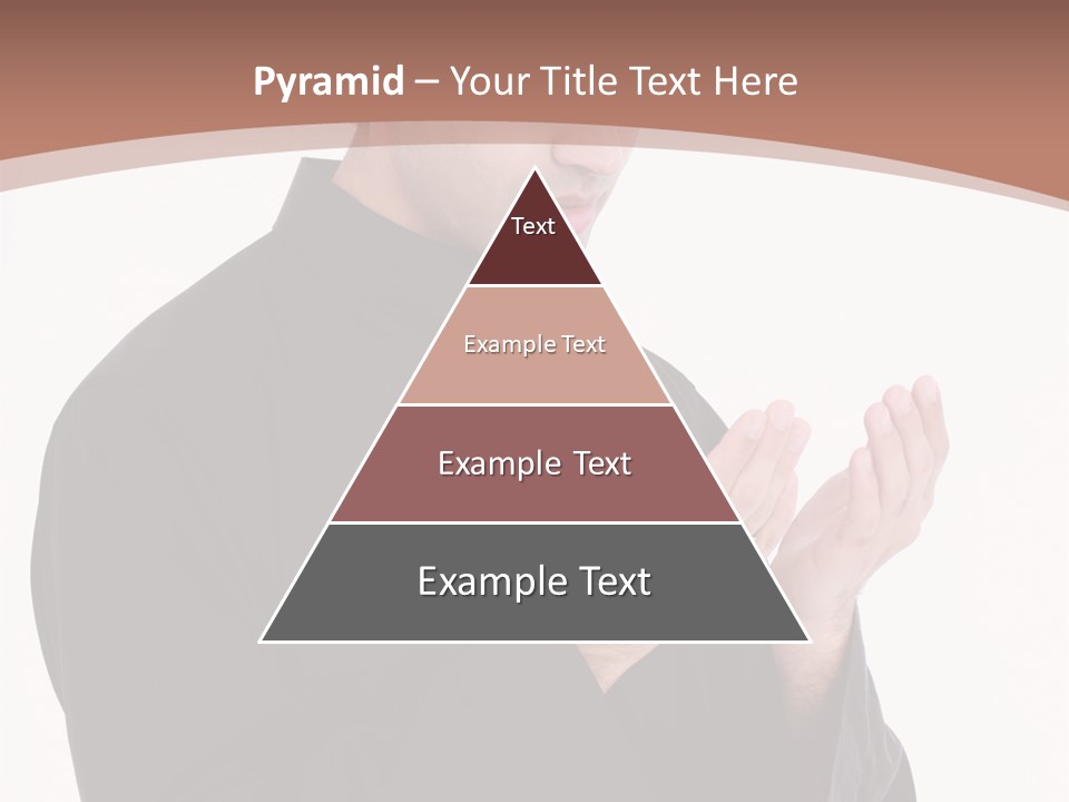 Guidance Arabic Hand PowerPoint Template