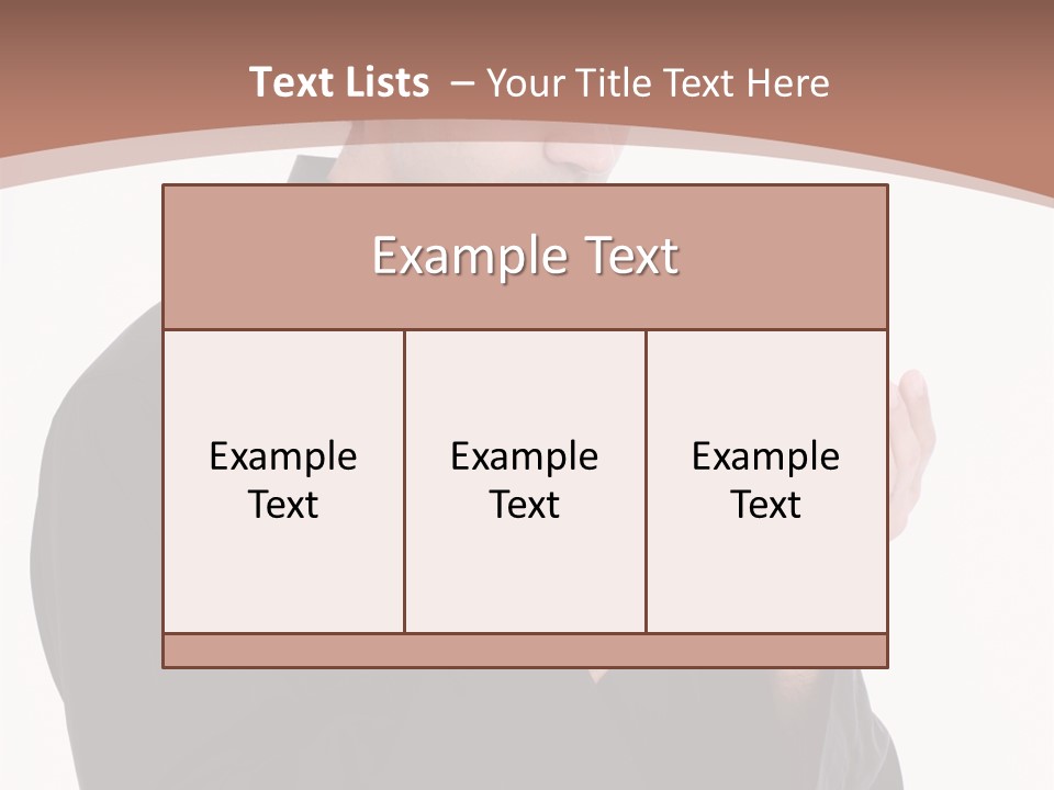 Guidance Arabic Hand PowerPoint Template