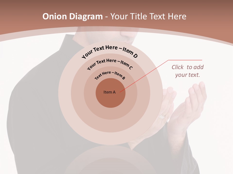 Guidance Arabic Hand PowerPoint Template