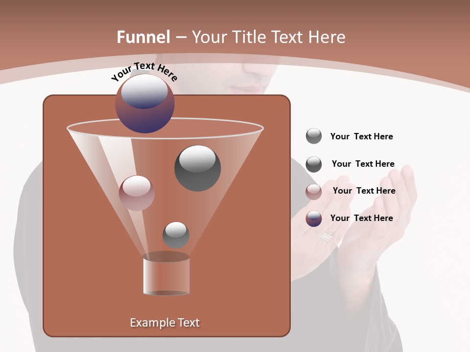 Guidance Arabic Hand PowerPoint Template