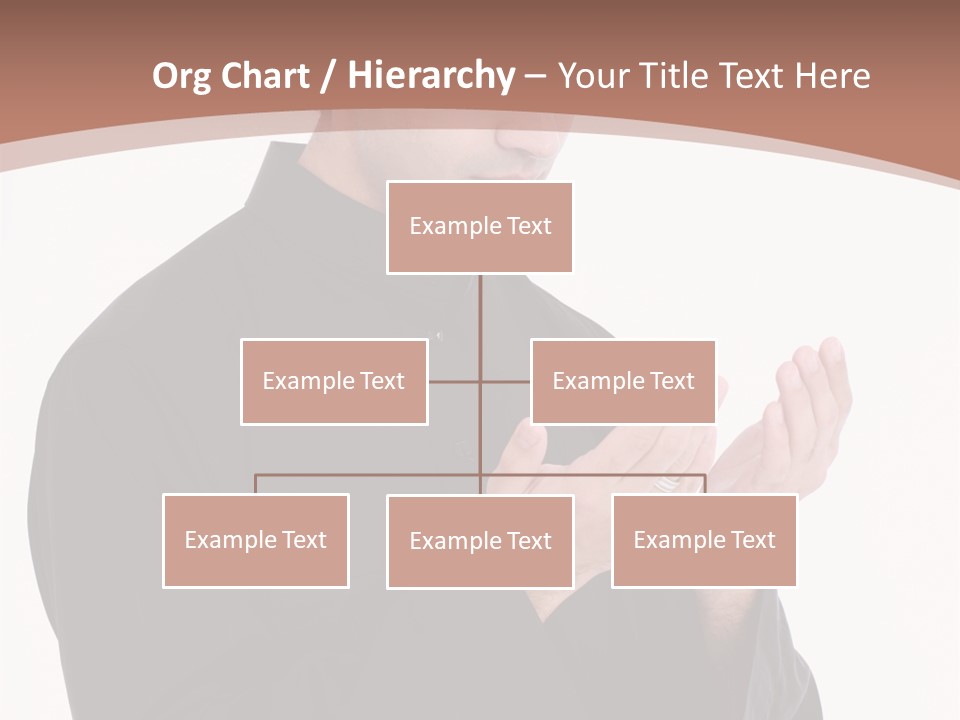 Guidance Arabic Hand PowerPoint Template