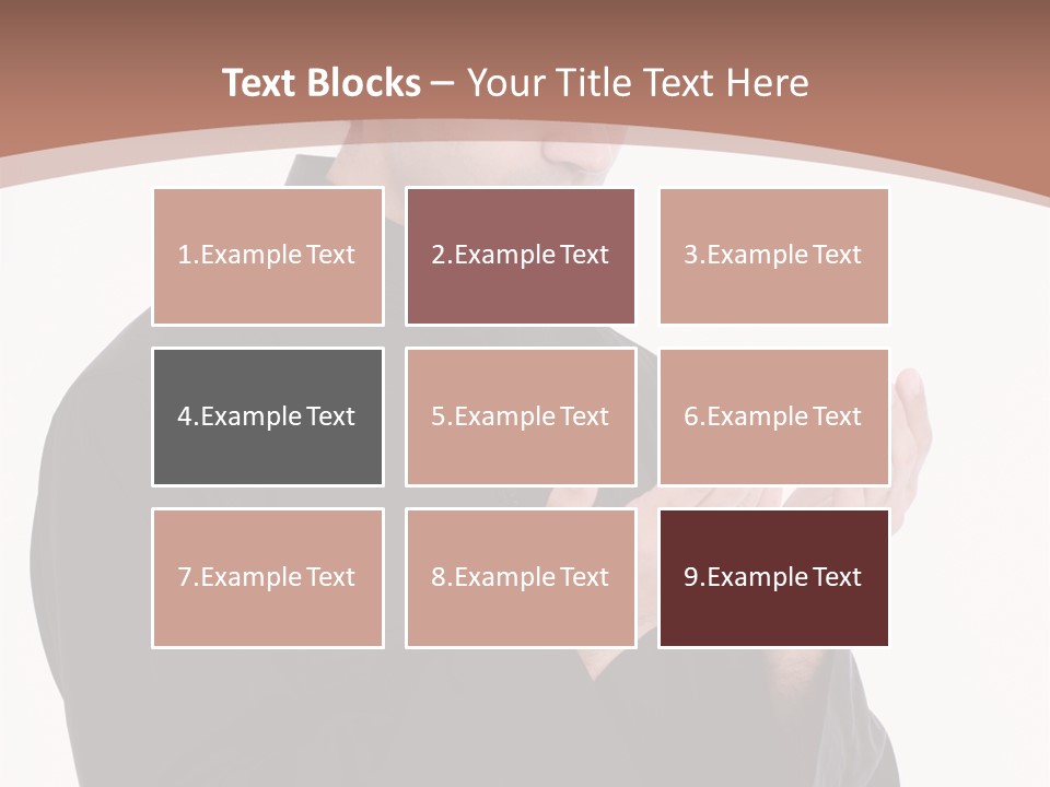 Guidance Arabic Hand PowerPoint Template