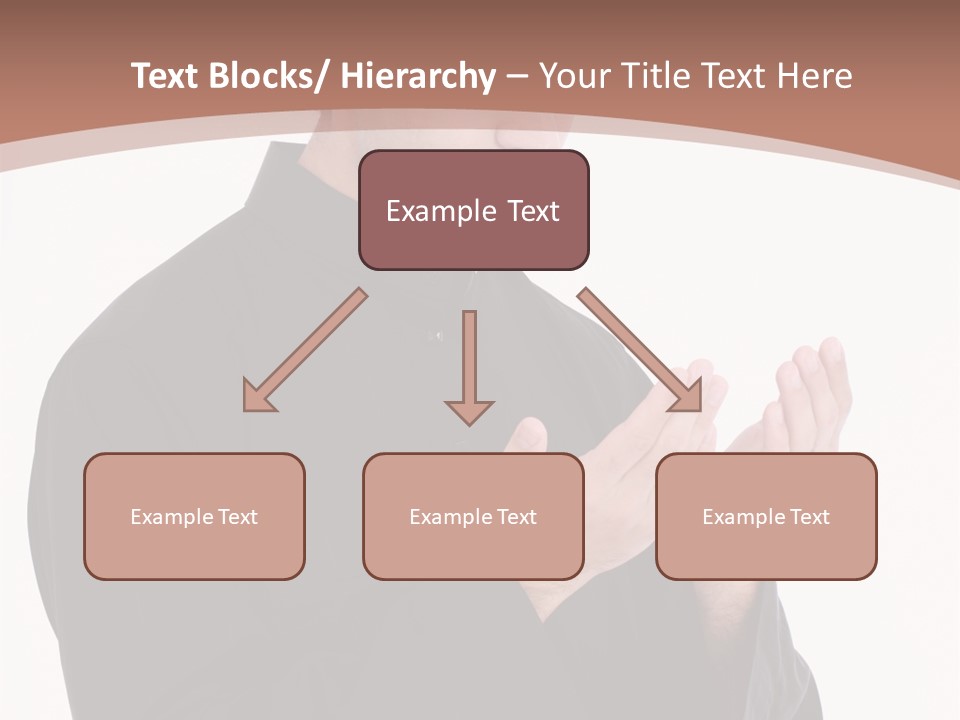 Guidance Arabic Hand PowerPoint Template