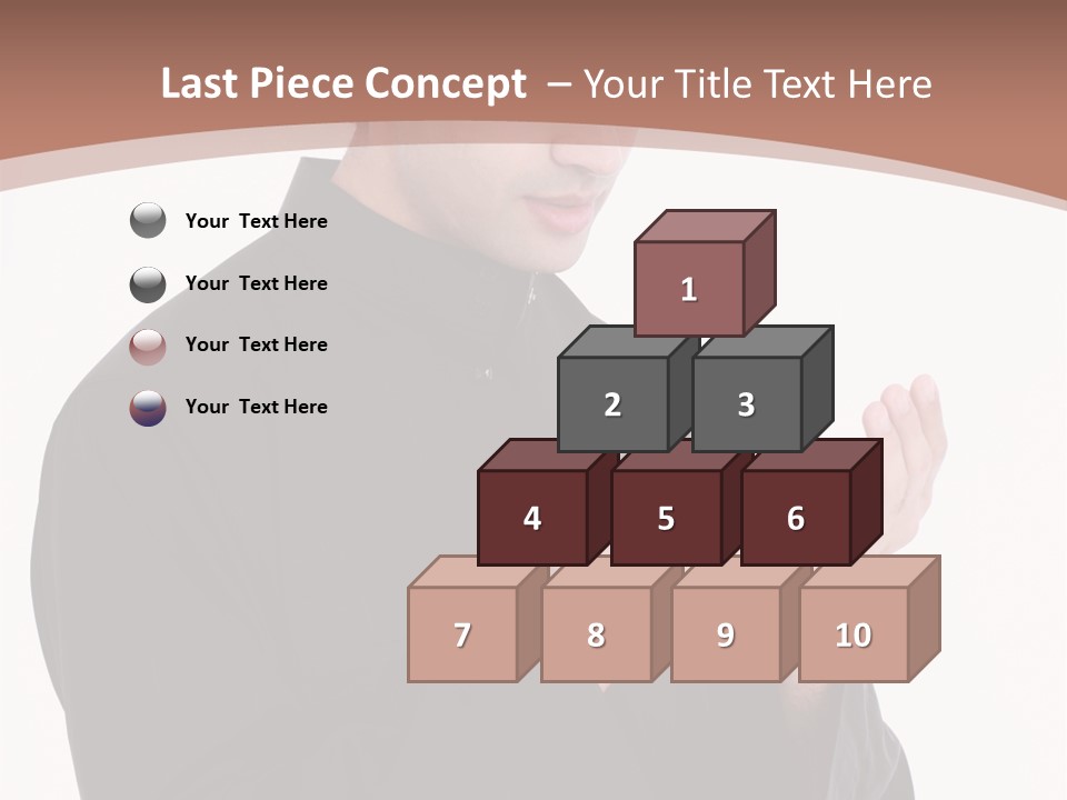 Guidance Arabic Hand PowerPoint Template