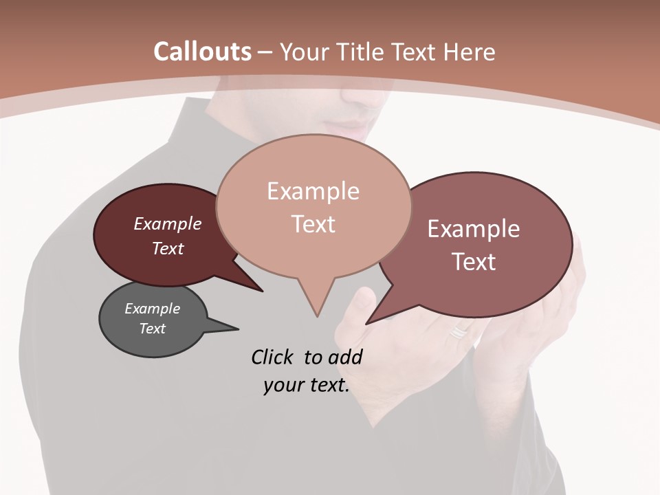 Guidance Arabic Hand PowerPoint Template