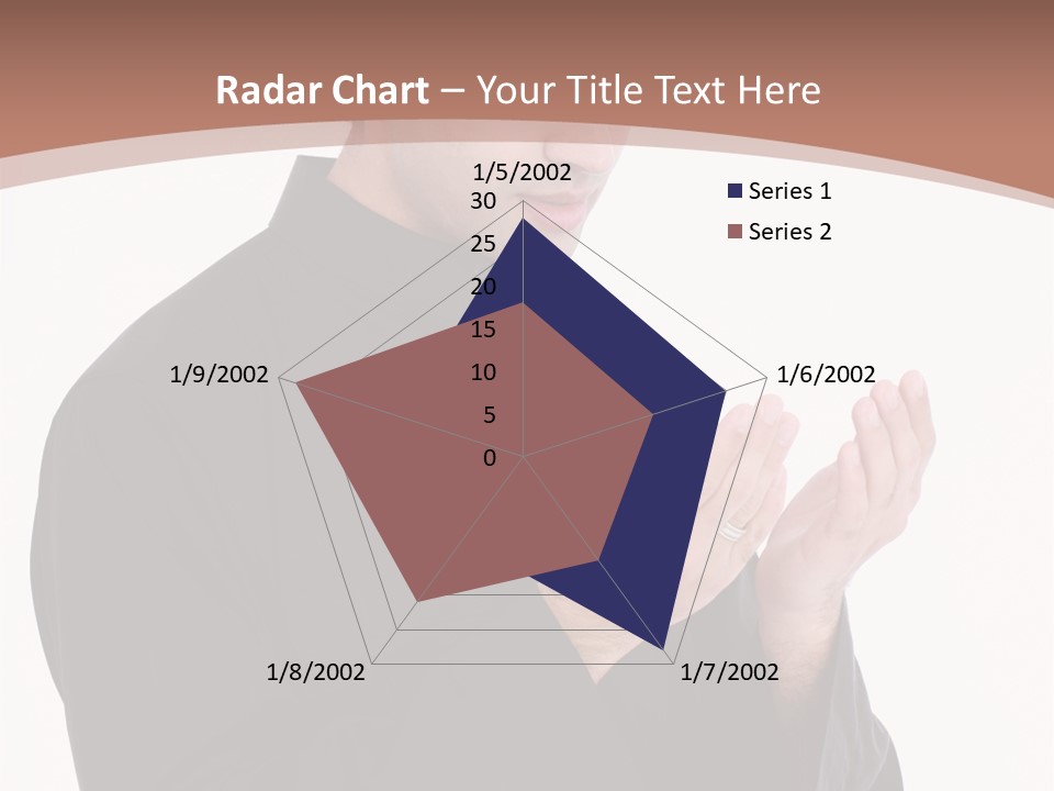 Guidance Arabic Hand PowerPoint Template