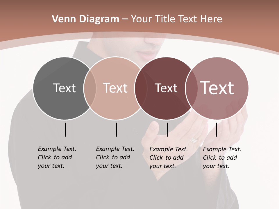 Guidance Arabic Hand PowerPoint Template