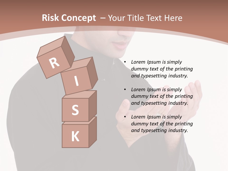 Guidance Arabic Hand PowerPoint Template