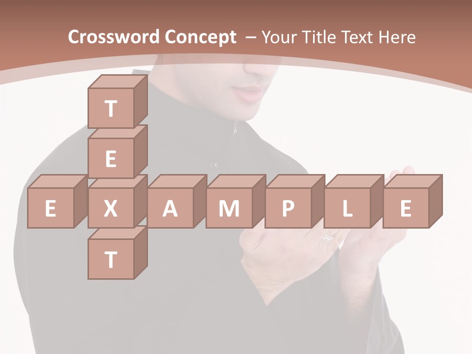 Guidance Arabic Hand PowerPoint Template
