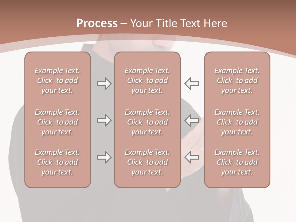 Guidance Arabic Hand PowerPoint Template