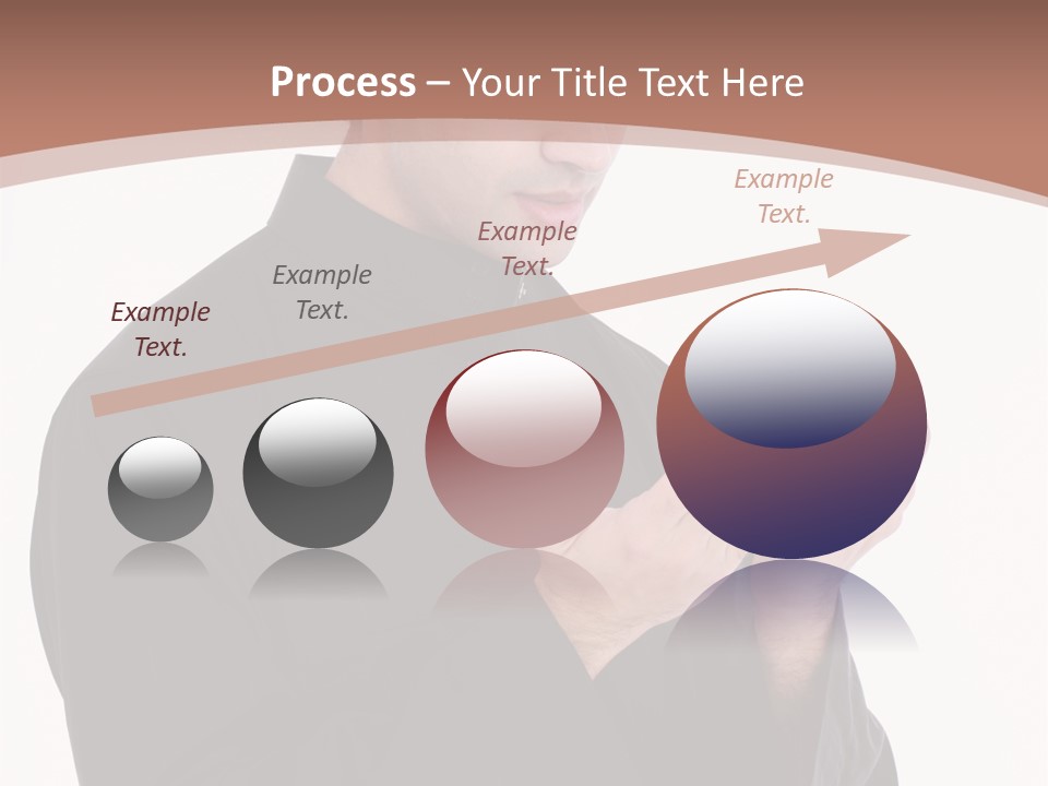 Guidance Arabic Hand PowerPoint Template