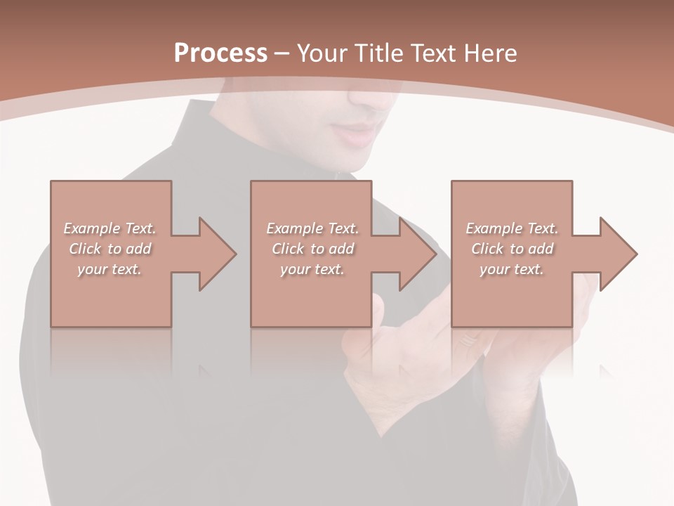 Guidance Arabic Hand PowerPoint Template