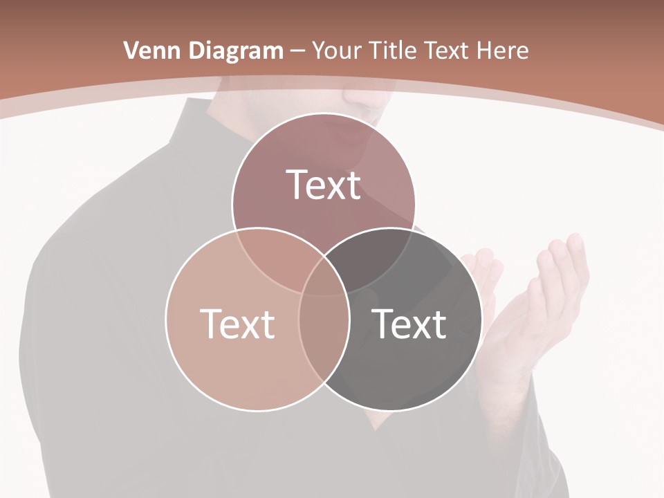 Guidance Arabic Hand PowerPoint Template