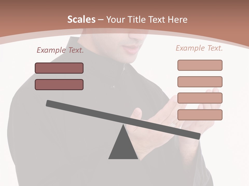 Guidance Arabic Hand PowerPoint Template
