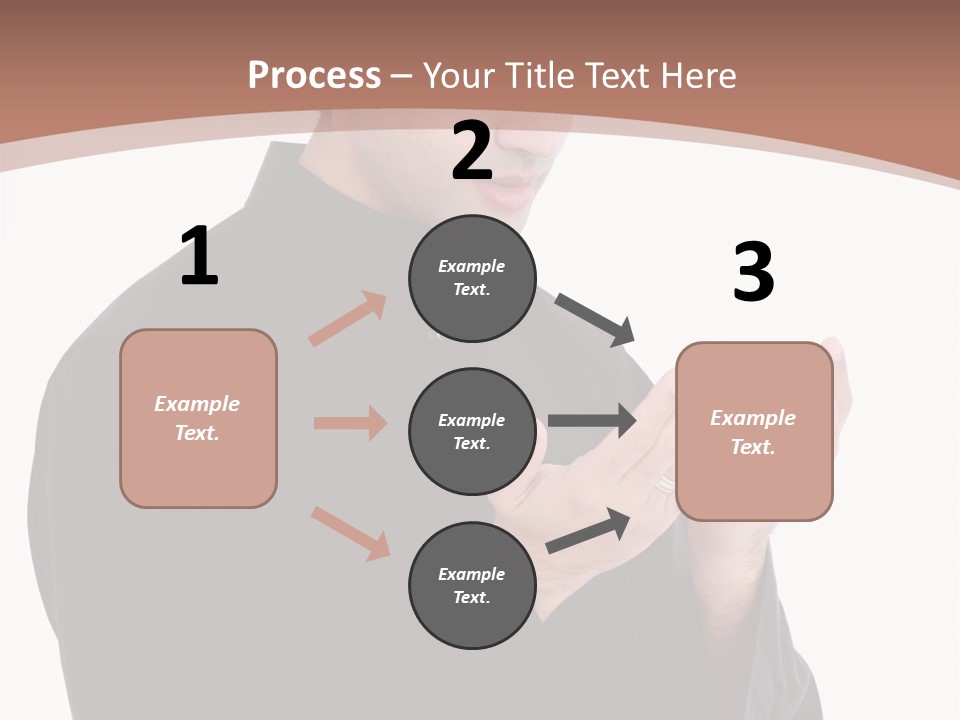 Guidance Arabic Hand PowerPoint Template