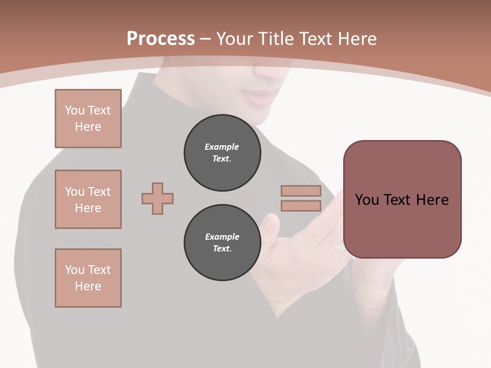Guidance Arabic Hand PowerPoint Template