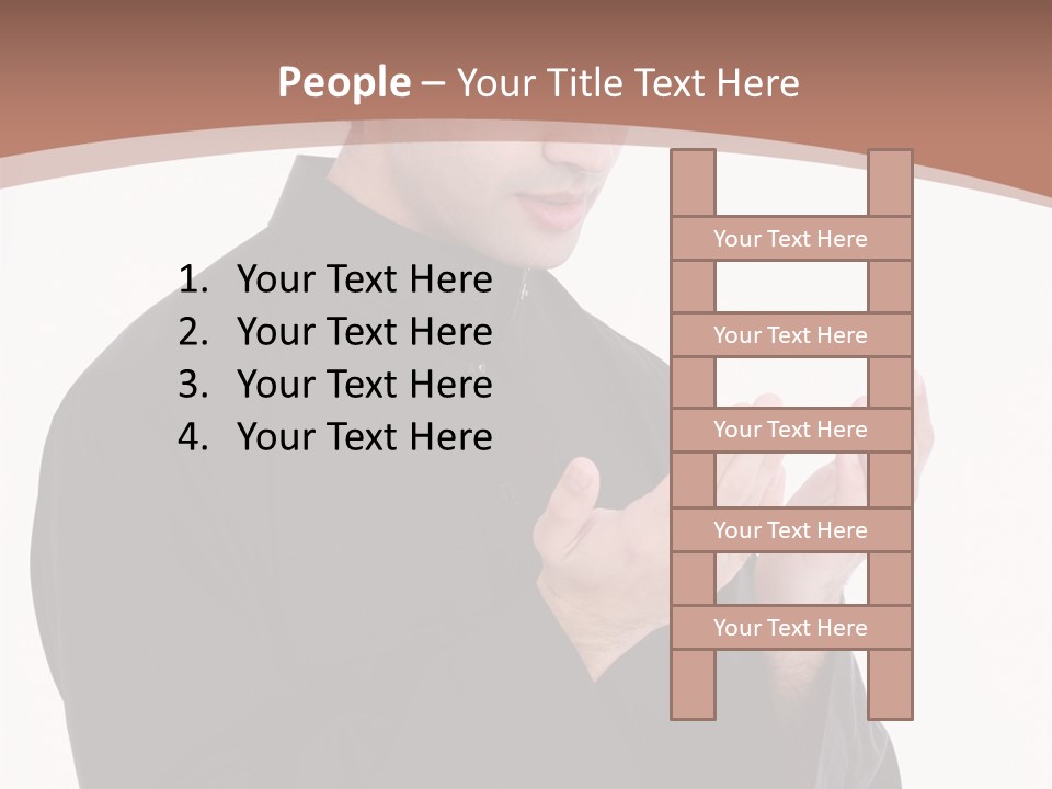 Guidance Arabic Hand PowerPoint Template