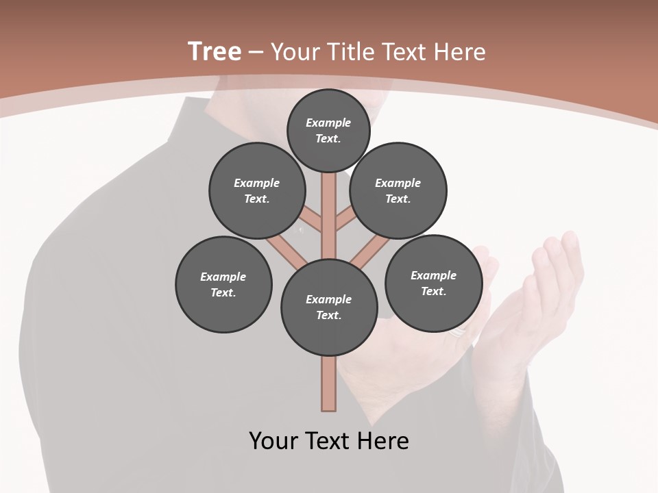Guidance Arabic Hand PowerPoint Template