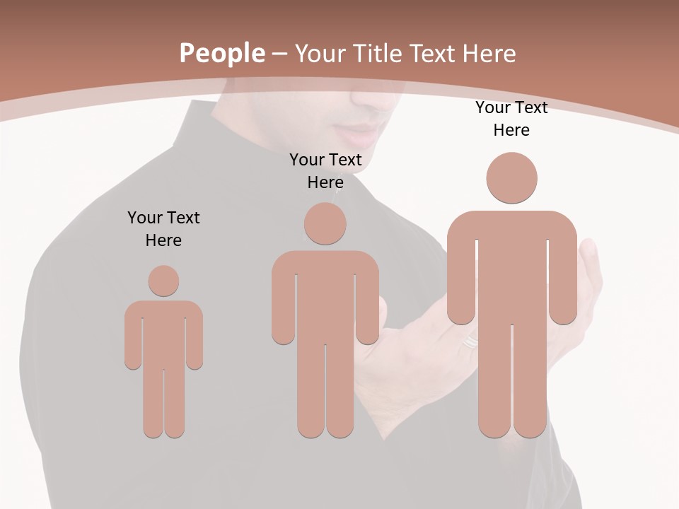 Guidance Arabic Hand PowerPoint Template