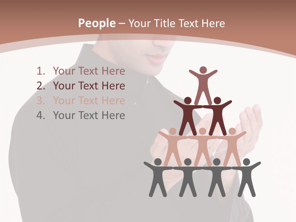 Guidance Arabic Hand PowerPoint Template