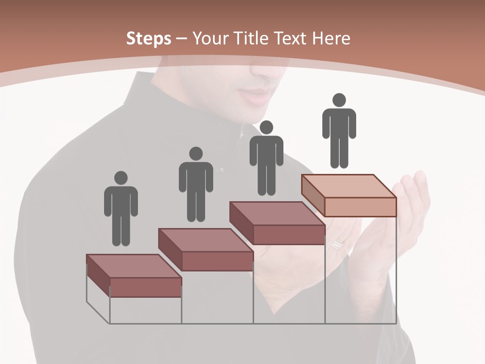 Guidance Arabic Hand PowerPoint Template