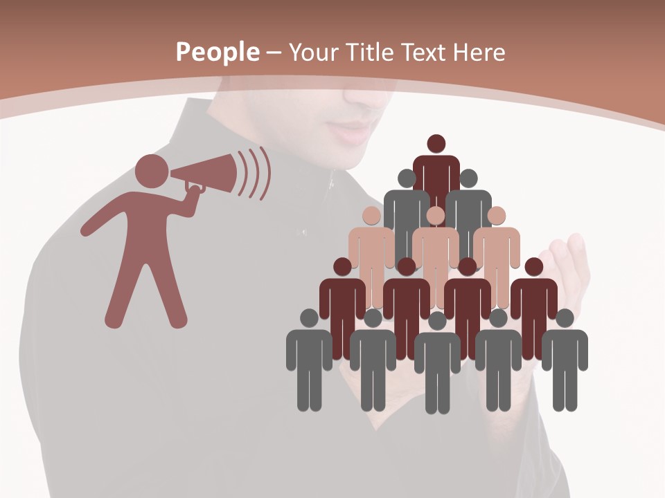 Guidance Arabic Hand PowerPoint Template