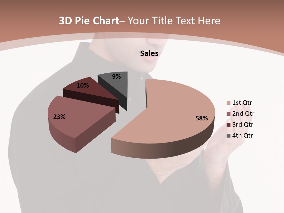Guidance Arabic Hand PowerPoint Template
