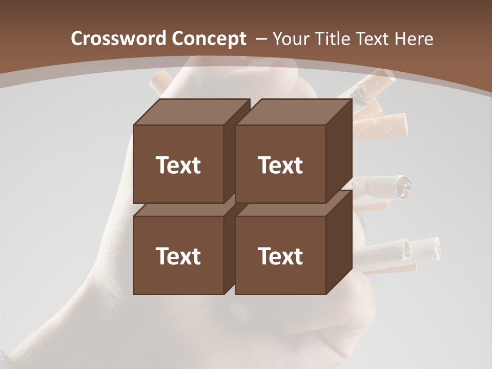 Health Portrait Smoke PowerPoint Template