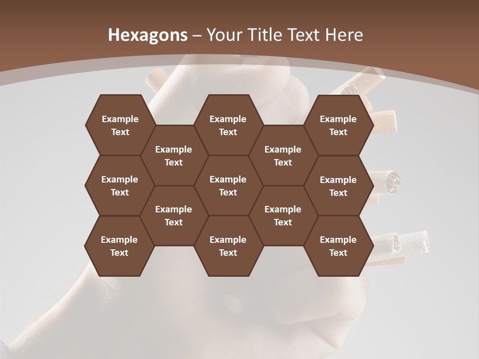 Health Portrait Smoke PowerPoint Template