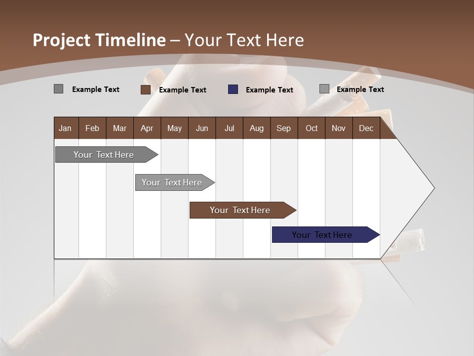 Health Portrait Smoke PowerPoint Template