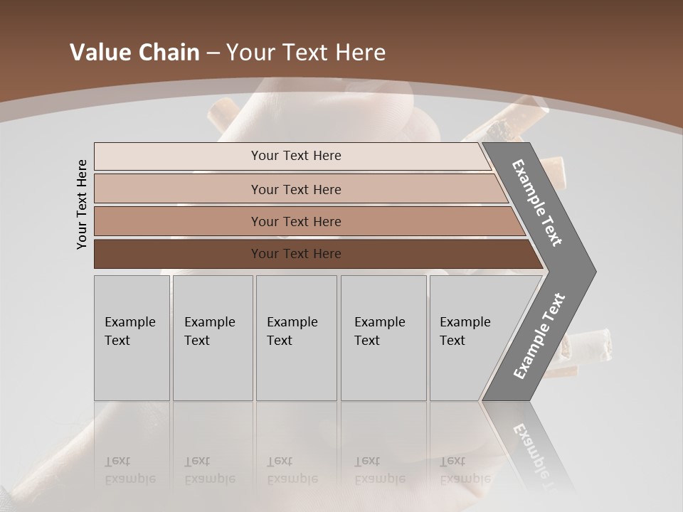 Health Portrait Smoke PowerPoint Template